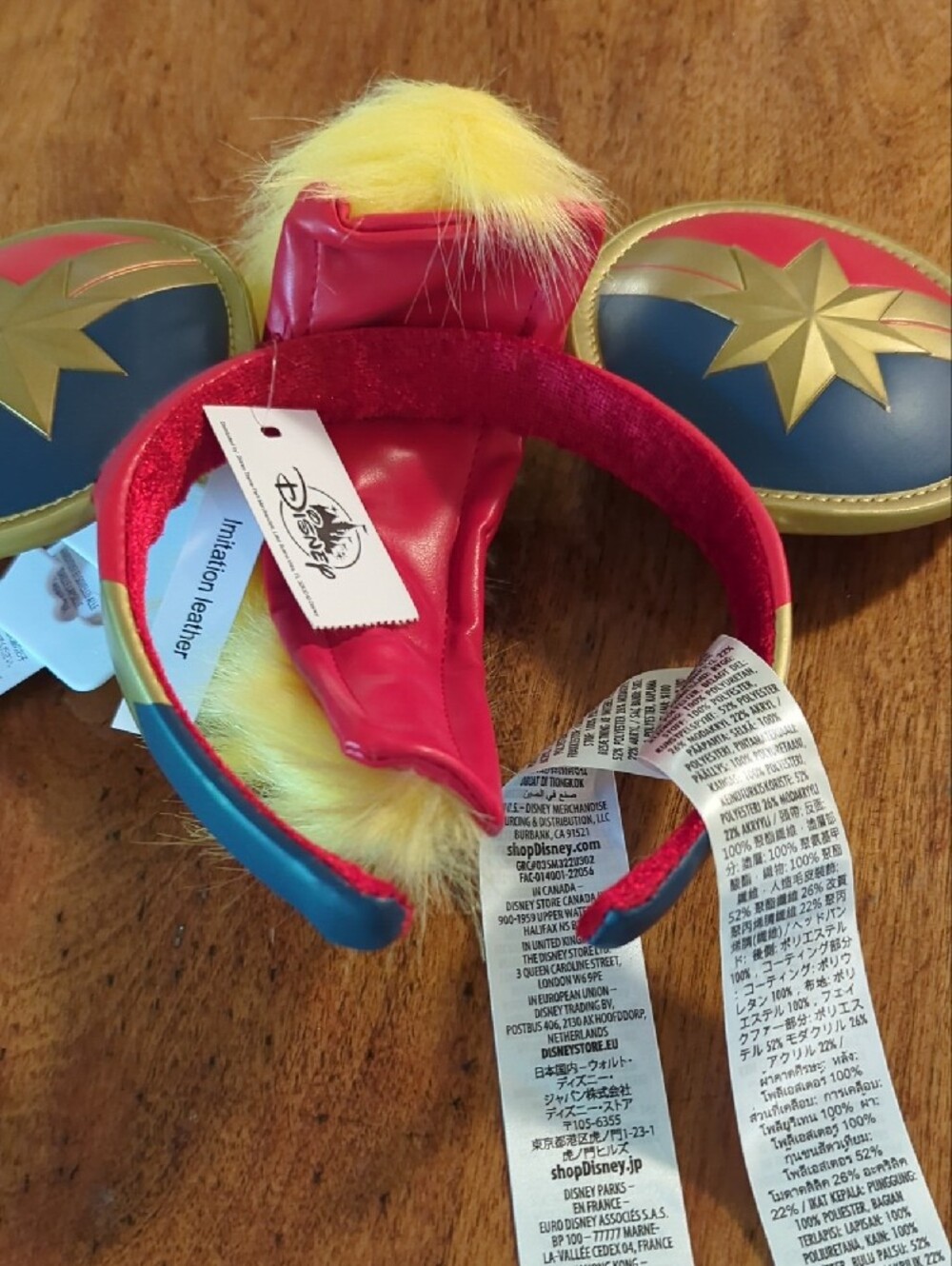 Disney Parks  Captain Marvel ear Headband Brand New - Picture 9 of 12